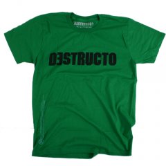 Destructo Mens Destructo Machina Tee Kelly Green