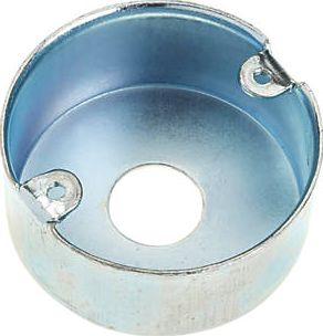 Deta, 1228[^]7744J BZP Metal 1-Hole Loop-In Conduit Box 20mm