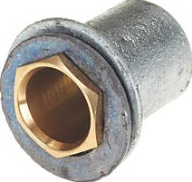 Deta, 1228[^]4899J DT31320G Flanged Coupler Galvanised 20mm