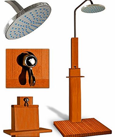 Garden shower pool showers wooden outdoor spas camping showers tropical hardwood free standing