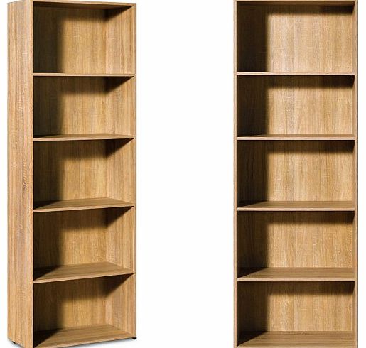 Oak bookcase tall large bookshelf oak bookcase big bookshelves storage shelving unit wooden shelves