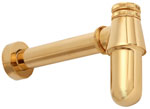 Deva 1 1/4andquot; Basin Bottle Trap with 3andquot; Seal Gold