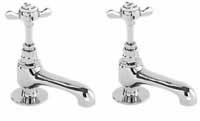 Deva Coronation Basin Taps Chrome