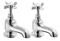 Deva Coronation Bath Taps Chrome