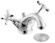 Deva Coronation Mono Basin Mixer Tap with PUW Chrome