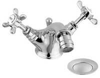 Deva Coronation Mono Bidet Mixer Tap with PUW Chrome