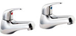 Deva Revelle Bath Taps Chrome