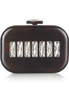 Devi Kroell Crystal embellished clutch