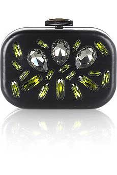 Devi Kroell Wooden box clutch