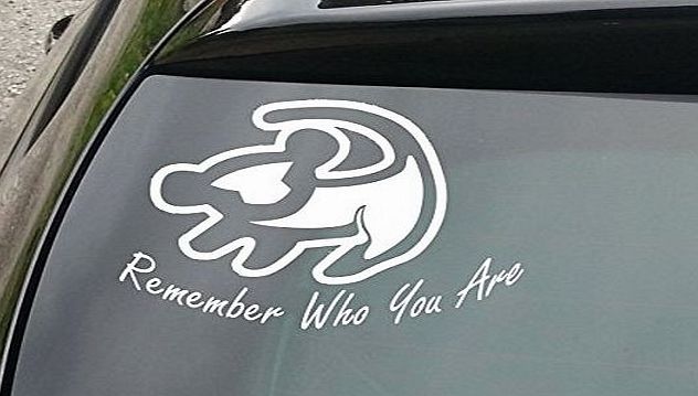 devon decals Lion King Funny Car/Bumper Vinyl Decal Sticker 150mm