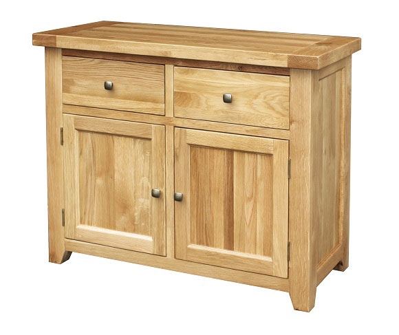 Devon Oak 2 Door 2 Drawer Sideboard