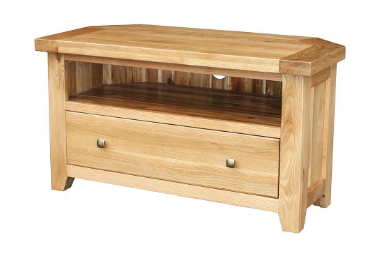 Devon Oak Corner TV Unit