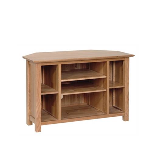 Devon Oak Furniture Range Devon Oak Corner Video Cabinet