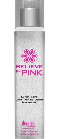 Devoted Creations Believe In Pink Super Soft Dark Tanning Lotion Maximizer 300ml