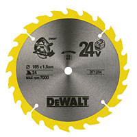 DEWALT 165x10mm 24T TCT Circular Saw Blade