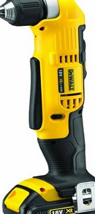 DeWalt 18V XR Lithium-Ion Cordless 2-Speed Angle Drill with Batteries