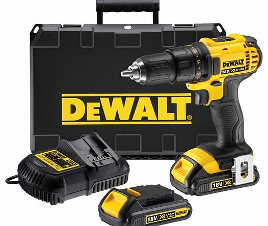 DeWalt  18V XR Lithium-Ion Cordless 2-Speed Drill Driver with Batteries