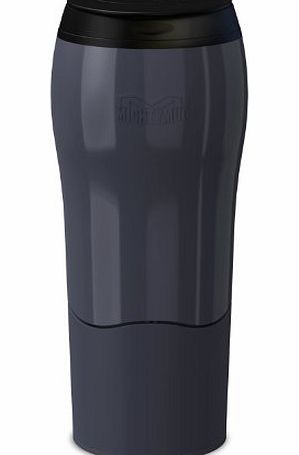 Dexam Mighty Mug Go - The Travel Mug That Wont Fall Over (0.47 Litre), Charcoal