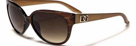 DG Eyewear Sunglasses - Vintage Cateye Collection - Full UV400 Protection - Ladies Fashion, Model: DG Florence