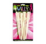 Diabolical Glow In The Dark Willy Straws