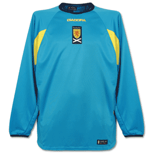 03-04 Scotland Away GK shirt
