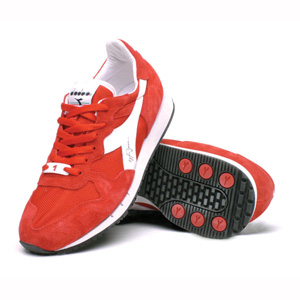diadora Senna heritage trainers - Red - review, compare prices, buy online