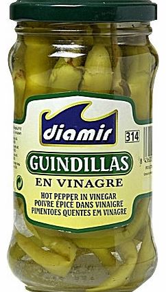 Diamir Green (Basque) Chilies in Vinegar 300 g