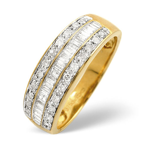 0.22 Ct Diamond Ring In 9 Carat White Gold