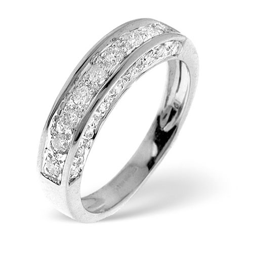 Diamond Essentials 0.45 Ct Diamond Ring In 9 Carat White Gold