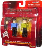DIAMOND SELECT STAR TREK MINIMATES SERIES 1 SPOCK and CAPTAIN PIKE FIGURE 2 PACK