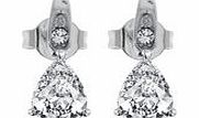 Diamond Style Swarovski tear drop earrings