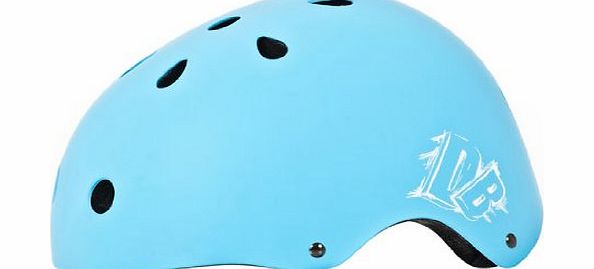 Blue BMX Helmet - Matte Blue, Medium