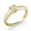 18-carat gold diamond-set solitaire rings