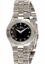 Diamstars Divino black pearl diamond dial watch