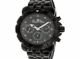 Diamstars Multi-fortune black diamond set watch