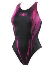 Diana Blades Swimsuit - Black and Pink