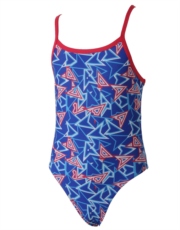 Diana Girls Melany Swimsuit - Blue and Pink