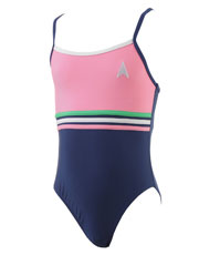 Diana Girls Melina Swimsuit - Navy and Pink