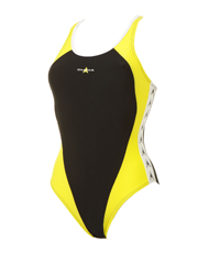 Ileana Swimsuit - Black and Yellow