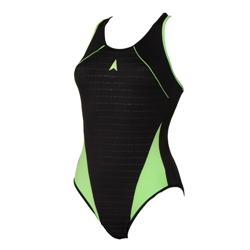 Lisbet Swimsuit - Black and Lime