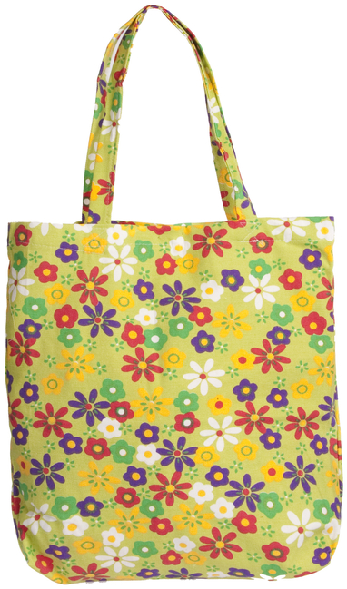 Diane flower print canvas bag