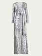 DIANE VON FURSTENBERG DRESSES SILVER 8 US