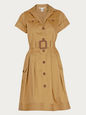 DIANE VON FURSTENBERG DRESSES TAN 6US DVF-T-TRINIA