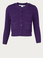 diane von furstenberg knitwear purple