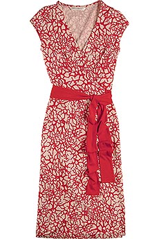Diane von Furstenberg Kye Silk Jersey Wrap Dress