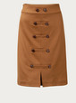 diane von furstenberg skirts beige