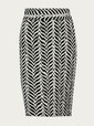 diane von furstenberg skirts black white