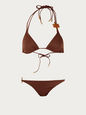 DIANE VON FURSTENBERG SWIMWEAR CHOCOLATE L