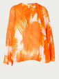 DIANE VON FURSTENBERG TOPS ORANGE 10 US