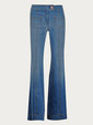 diane von furstenberg trousers blue
